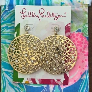 Lily Pulitzer Devine Gold Earrings